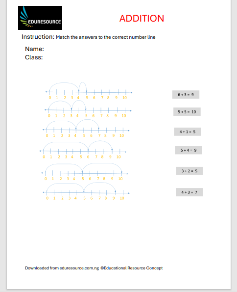 Addition Worksheet