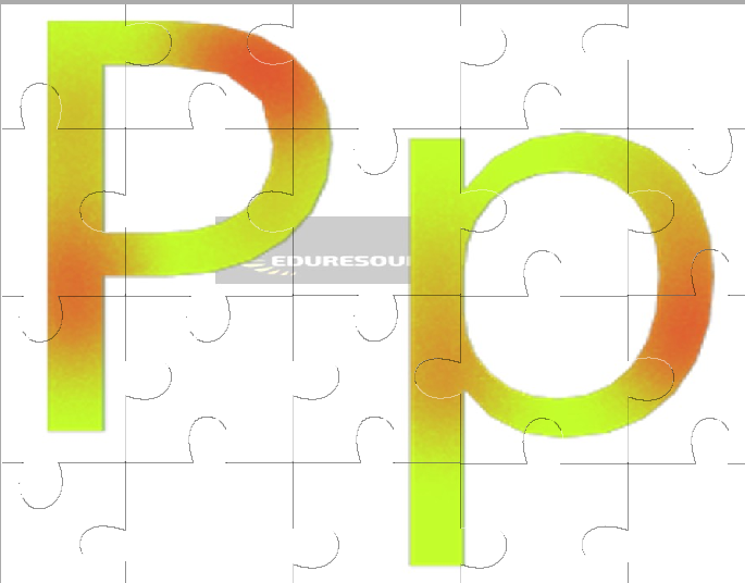 Letter P Jigsaw