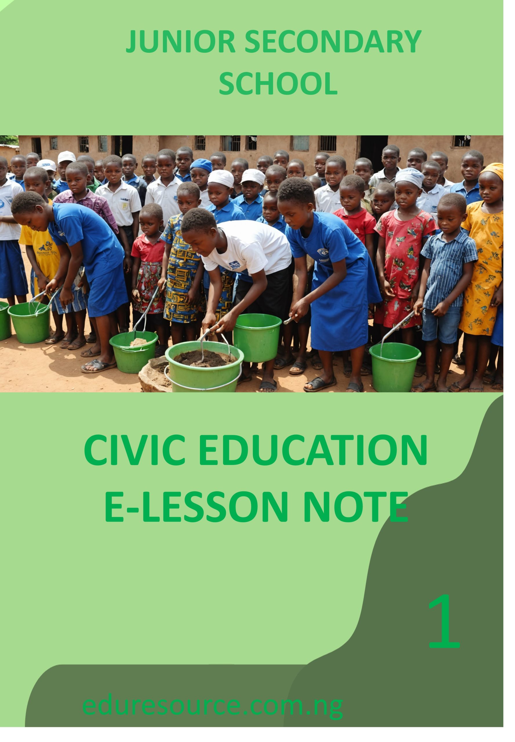 CIVIC EDUCATION ELESSON NOTE JS1