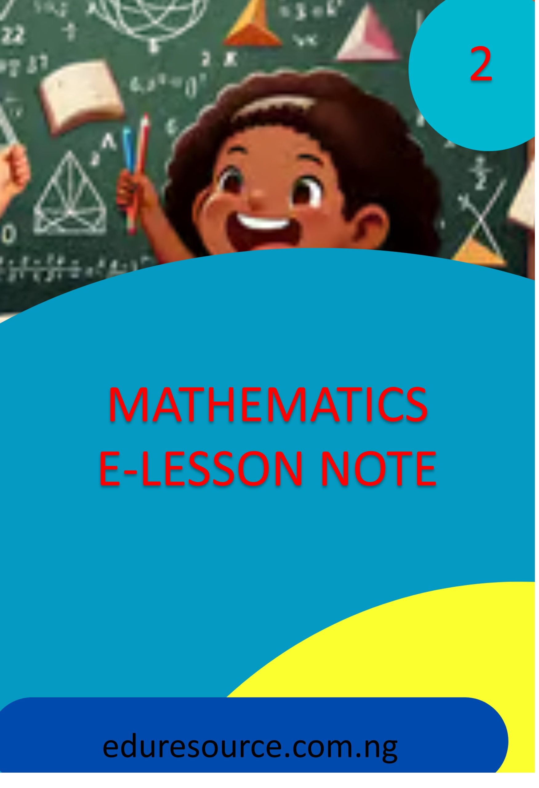 MATHEMATIC ELESSON NOTE YEAR 1