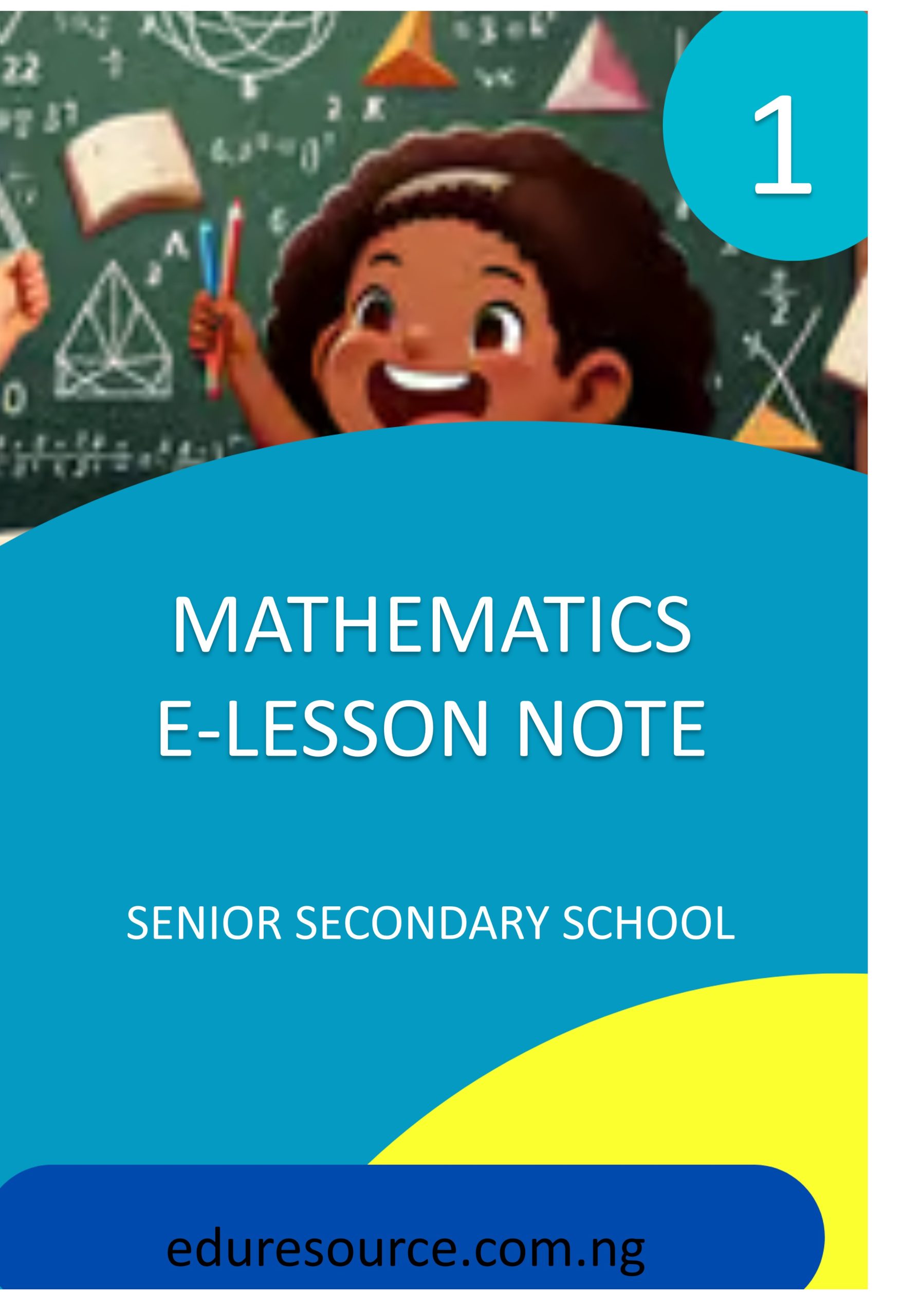 MATHEMATICS ELESSON NOTE SS1