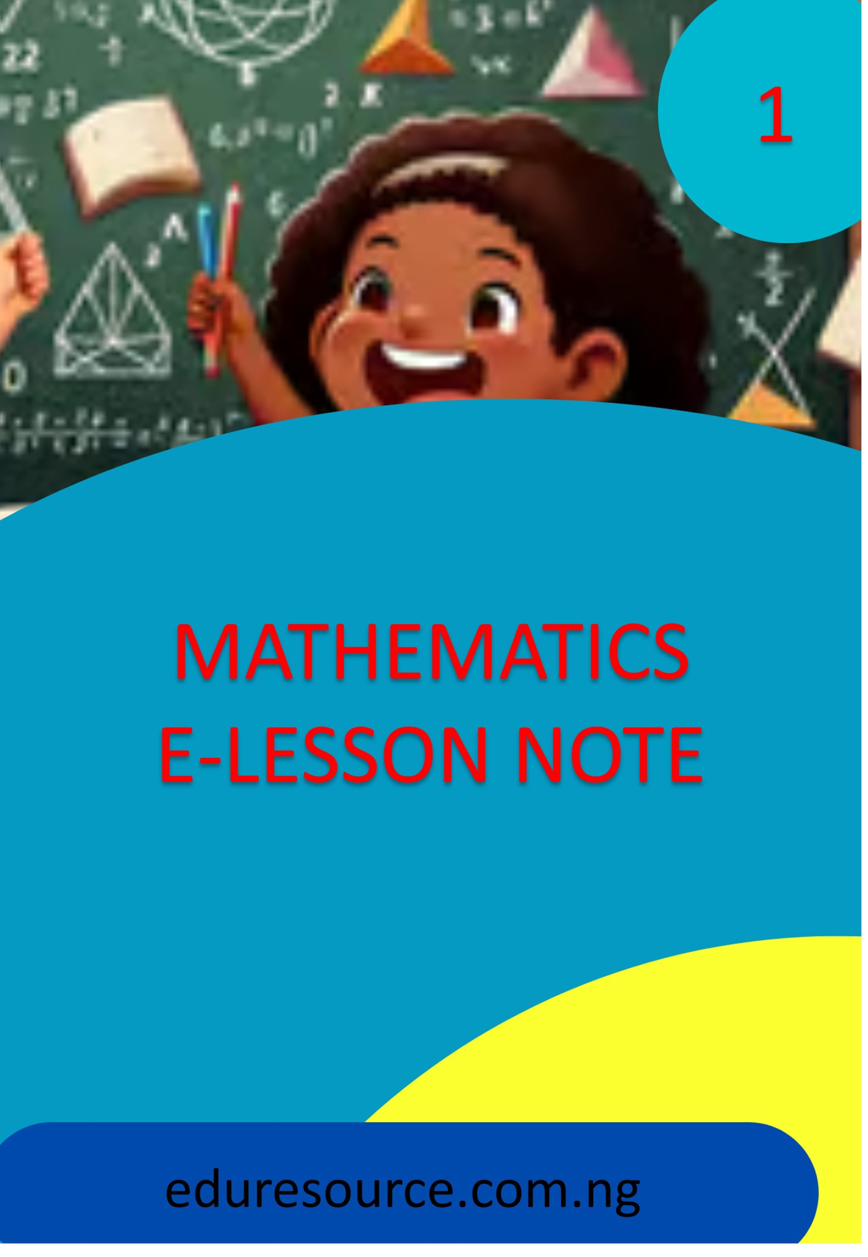 e-LESSON NOTE MATH BK 1